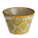 6" Customized Chinese Hand-printed Ceramic Soup Bowls thumbnail-4