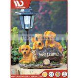 New Inventions In China Art Work Dog Resin Craft Solar Led Garden Lighting Outdoor thumbnail-3