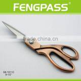S8-1011C 24cm Stainless Steel Blades With Zinc Alloy Handle Scissors For Cutting Fabric thumbnail-1