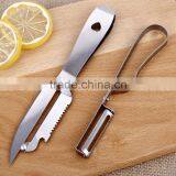 Factory Price Full Stainless Steel Teethbrush Style Multifunctional Peeler thumbnail-6