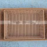 Factory Direct Wholesale Natural Eco-friendly Woven Basket Fruit Basket