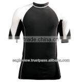 Wholesales Short Sleeve Grappling Rash Guard Red/Black Nylon/Lecra thumbnail-1