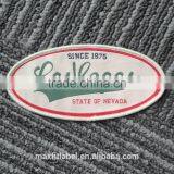 China Factory High Quality Cheap Custom Head Woven Badge thumbnail-5