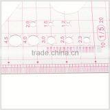 Kearing Flexible Plastic 1/5 Triangle Scale Rulers 50*70 cm for Measure With Sandwich Line for Engineering Measuring#8515 thumbnail-3