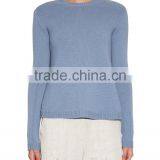 OEM Service Best Selling Crew Neck Women 100% Cashmere Sweater thumbnail-1
