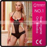 Sweet Sexy Lace Lingerie Sheer Teddies thumbnail-1