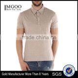 MGOO Promotional Beige Short Sleeve T Shirts With Pocket Blank Dri Fit Polo Shirts Wholesale thumbnail-1
