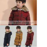 2016 New Fashion Belt Full Collar Outdoor Kid Down Jacket thumbnail-2