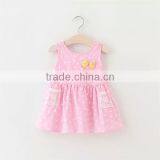 Children's Clothing Sleeveless Summer Skirt Sling Dresses Red Heart Printed Kids Model Dress thumbnail-1