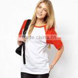 Women Blank Raglan t Shirt Wholesale thumbnail-1