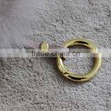 Myfur Fashion Design Factory Wholesale Fox Fur Pompoms Keychain Lovely Keychain With Fur thumbnail-2