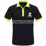 Hot Sale Soft Fabric Skull Pattern Printed Polo New Model Men's T-shirt Wholesale in China thumbnail-2