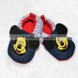 Cute Mickey Face Embroidered Baby Footwear thumbnail-1