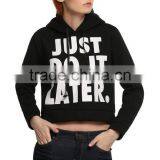Women's 100% Cotton Pullover Short Style Hoody thumbnail-3