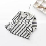 Wholesale Lovely Cotton Children Girl Stripe T-shirt Casual Children Wear thumbnail-6