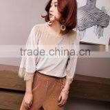 Top Fashion Style Large Size Gold t Shirt Women Plus Size T-shirt Fat Women t Shirt thumbnail-3