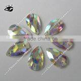 Flat Back Stone Crystal Sew on Crystal Tear Drop 17x28mm Crystal AB With Holes For Clothing Wedding Dresses thumbnail-3