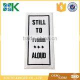 Wholesale White Embroidered Letter Patches Custom for Clothes Still to Think Patches thumbnail-1