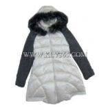 Designer Women Fashion Winter Down Coat With Mink Fur Hooded From China thumbnail-2