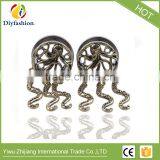 Fashion Stainless Steel Octopus Pendant Ear Plug thumbnail-4