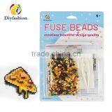 Diyfashion 5mm Hama Perler Fuse Beads the Slice of Pizza Set With Puzzle Iron Paper and Twezzer Hama Beads Toys for Kids 18022 thumbnail-1