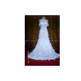 JW134 Wedding Dress/Jiang Long Wedding Dress / Elegant Wedding Dress/ White Wedding Dress/ Temperament Wedding Dress / thumbnail-1