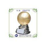 3D Gold Basketball Sports Trophy thumbnail-1