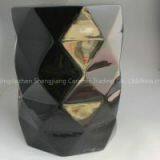 16.5inch Diamond Ceramic Patio Stools thumbnail-1