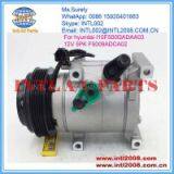 Auto AC Compressor Manufacturer for Hyundai F500QADAA03 I10 12V 5PK F5009ADCA02 Kia thumbnail-1