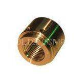 ASTM / AISI / BS CNC Machining Parts , Copper / Brass End Cap Small CNC Lathe thumbnail-1