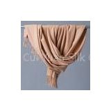 Classic Wool Cashmere Pashmina Silk Shawl With Flame Resistant 65cmx200cm