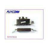 Centronic Solder 36 Pin Female 180Cable Exit IEEE 1284 Connector With Matel Hood