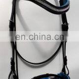 FANCY LEATHER SNAFFLE BRIDLE.