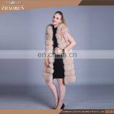 China Wholesale Custom Fur Coat Hooded / Best Quality Fur Fox Coat thumbnail-1