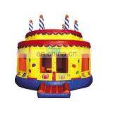 HI Giant Inflatable Birthday Cake Jumping Castle for Party Event thumbnail-1