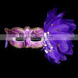 Masquerade Party Fashion Show Customized Cock Feather Mask thumbnail-3