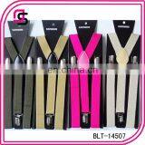 Alibaba Supplier Wholesale Cheap Price Holiday Suspenders Plain Colour Braces