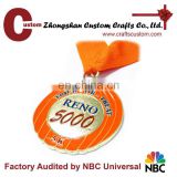 Promotional gifts expert factory custom pumpkin shape RENO halloween running medal
