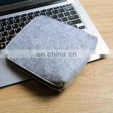 Felt Laptop Charger and Mouse Travel Pouch Case With Zipper thumbnail-4