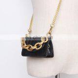 TWOTWINSTYLE Fashion Belt For Women Elegant Patchwork Packages Girdle Chain PU Leather Casual thumbnail-2