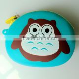 attractive silicone smart wallet , fancy silicone coin purse,coin purse with zipper