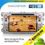 Erisin ES3009F 7" Touch Screen Car Audio System With GPS for Mondeo thumbnail-1