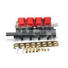 [ACT] Lpg Cng Gas Conversion Kit for Generator Injector Rail 3 Cylinders Black Coil Injector Rail thumbnail-1