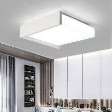 Modern Bedroom Ceiling Lamp Room Master Bedroom Guest Room Lamp Nordic Creative Square LED Geometric Design Ceiling Lamp thumbnail-3