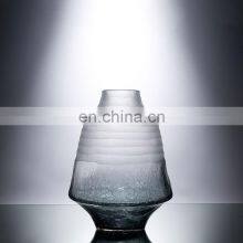 Modern Colorful Colored Transparent Crystal Glass Ornaments Simple Vase Decoration thumbnail-3