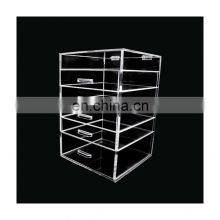 Acrylic Four-Shelf Office Supply Organizer Storage Drawer Case