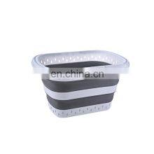 Collapsible Clothes Laundry Basket With Handle Foldable Washing Laundry Storage Basket