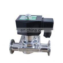 24VDC Stainless Steel Food Safe Sanitary Beer Solenoid Valve thumbnail-5