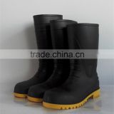 china fashion men safety boots ,pvc rain boots for mining