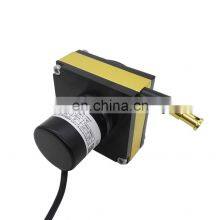 3000mm Draw Wire Position Sensor 0-5v 0-10v 4-20mA Output Potentiometer Rope Sensor